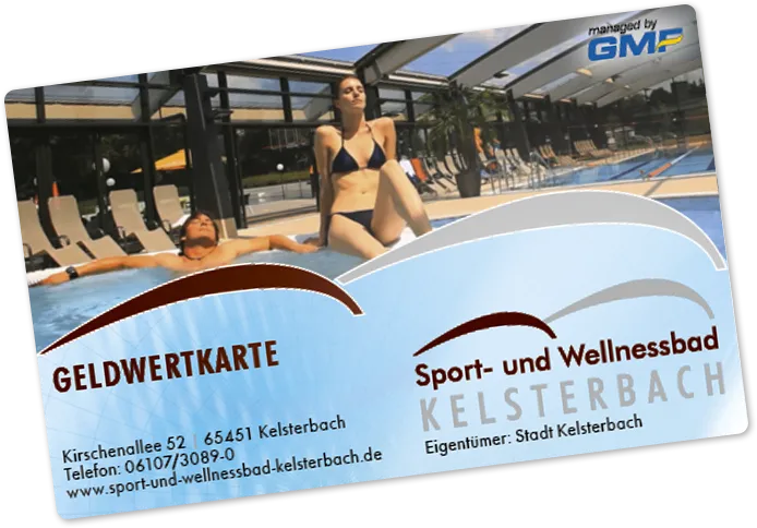 Schwimmbad Wertkarte - Sport- und Wellnessbad Kelsterbach