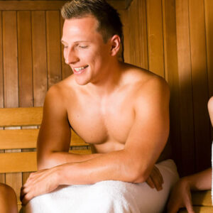 Sauna meets friends